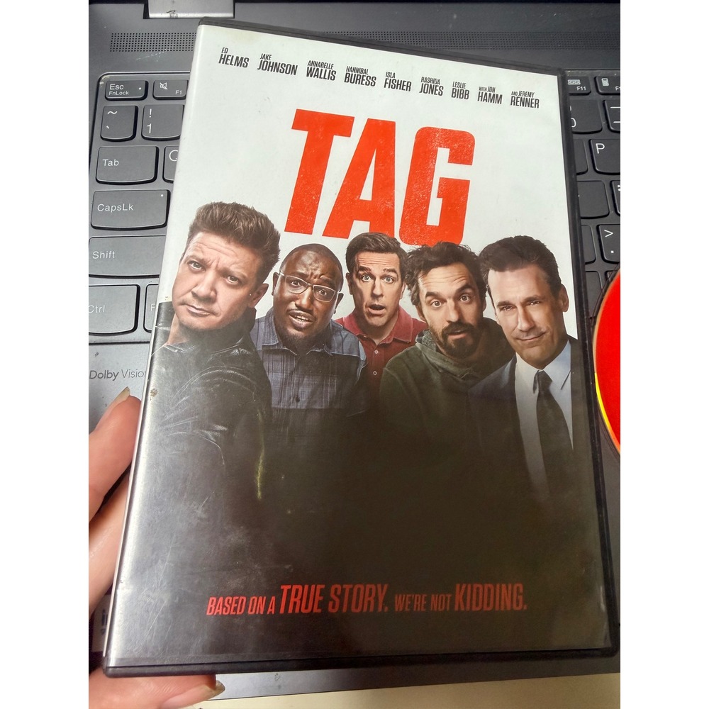 Tag DVD 2018 Comedy Movie‎ Ed Helms Jon Hamm Jeremy Renner Widescreen R Rated